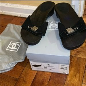 Chanel sandals in box